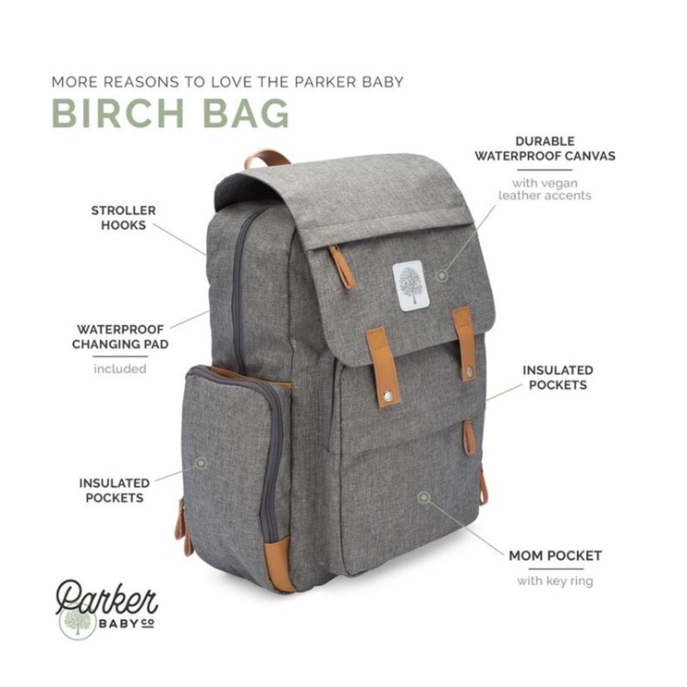 Parker baby Birch diaper bag